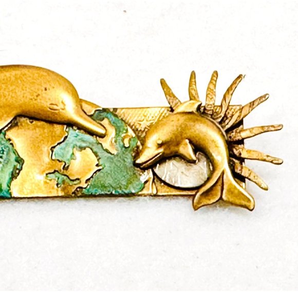 Artisan One of a Kind Bar Brooch Sea Life - Picture 3 of 4